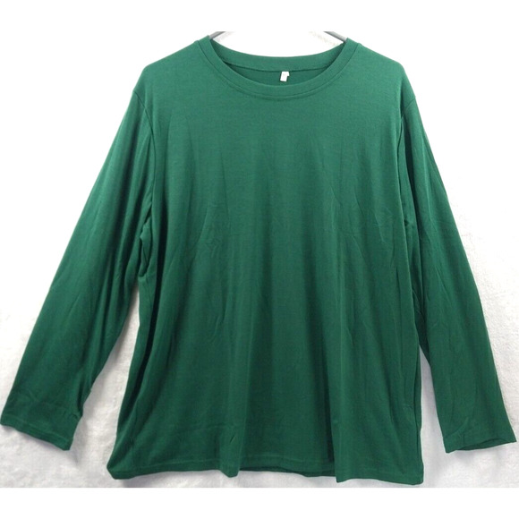 Women's XL Pajama Lounge Set 2 Pieces Christmas Green Red Plaid New - Picture 2 of 6